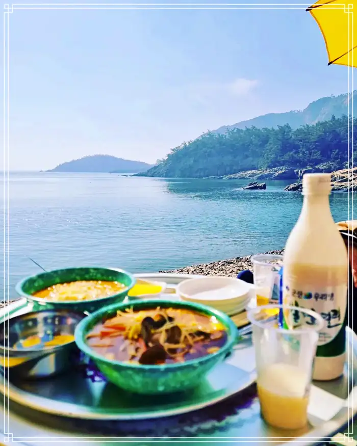 군산 선유도 맛집 해변 오션뷰 삼겹살