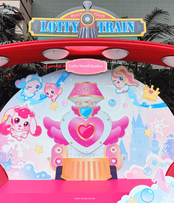 잠실 롯데월드 겨울시즌 캐치티니핑 콜라보ㅣ포토존∙굿즈∙마법열차