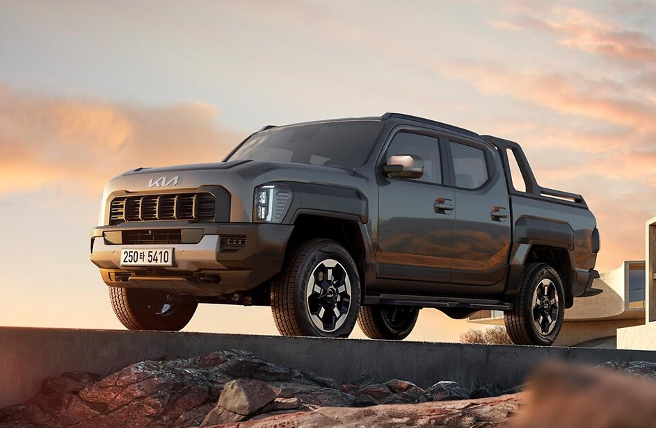 기아 타스만 픽업 트럭 사진