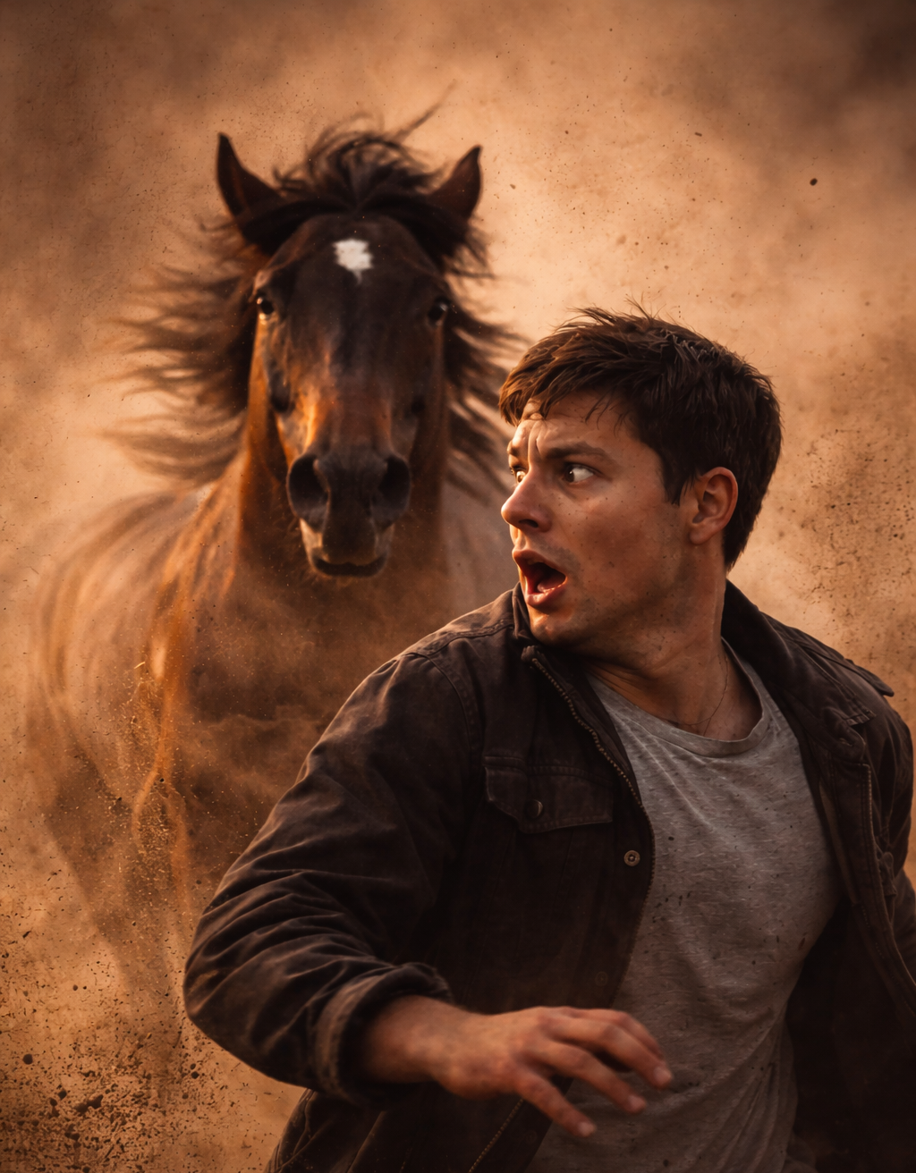 말에-쫓기는-꿈-해몽