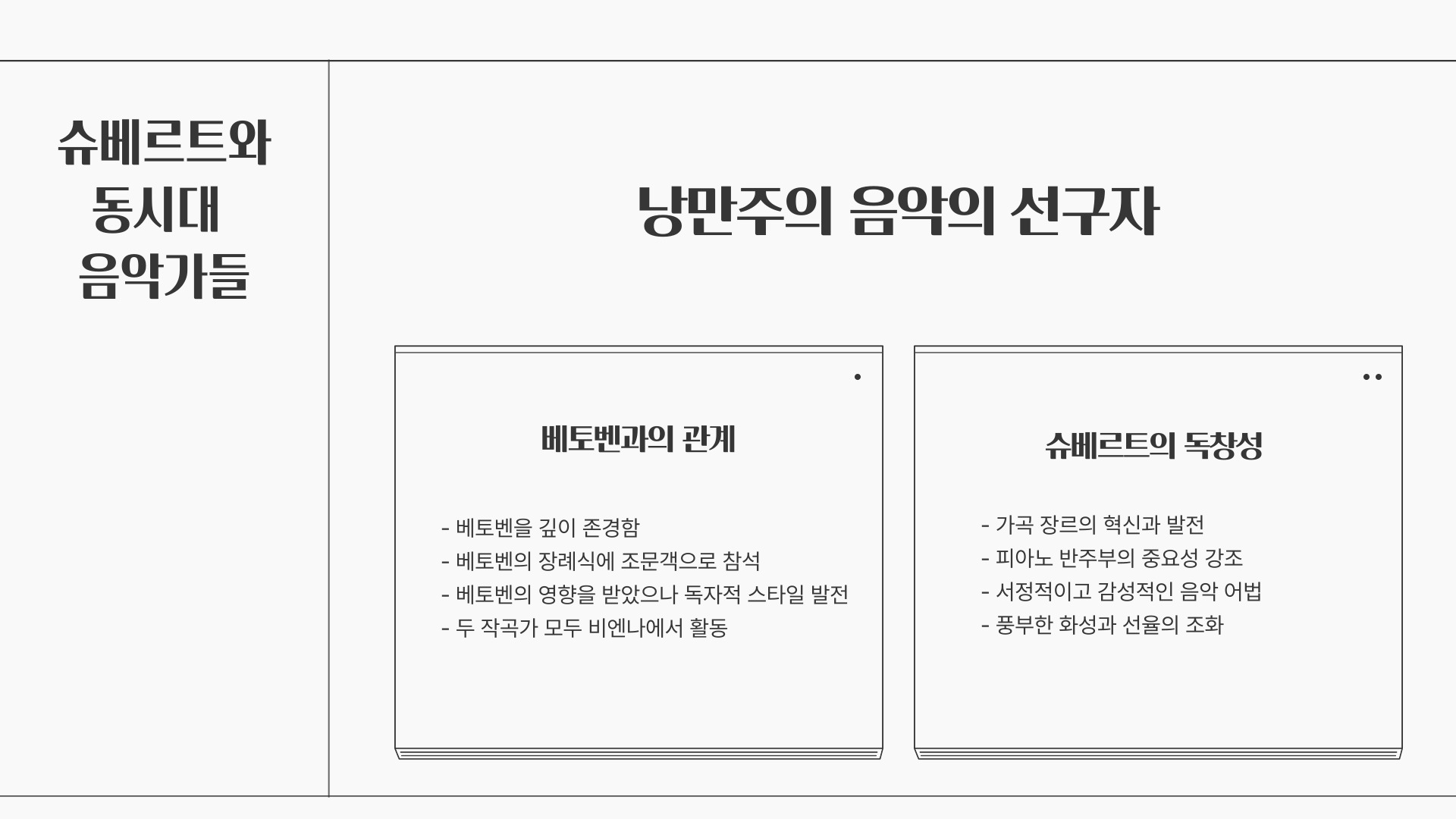 가곡의 왕, 슈베르트