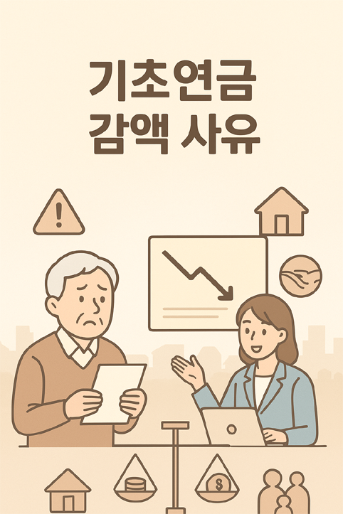 기초연금 감액사유 이미지