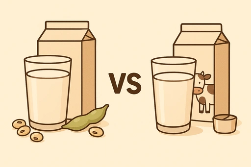 콩물 vs 우유