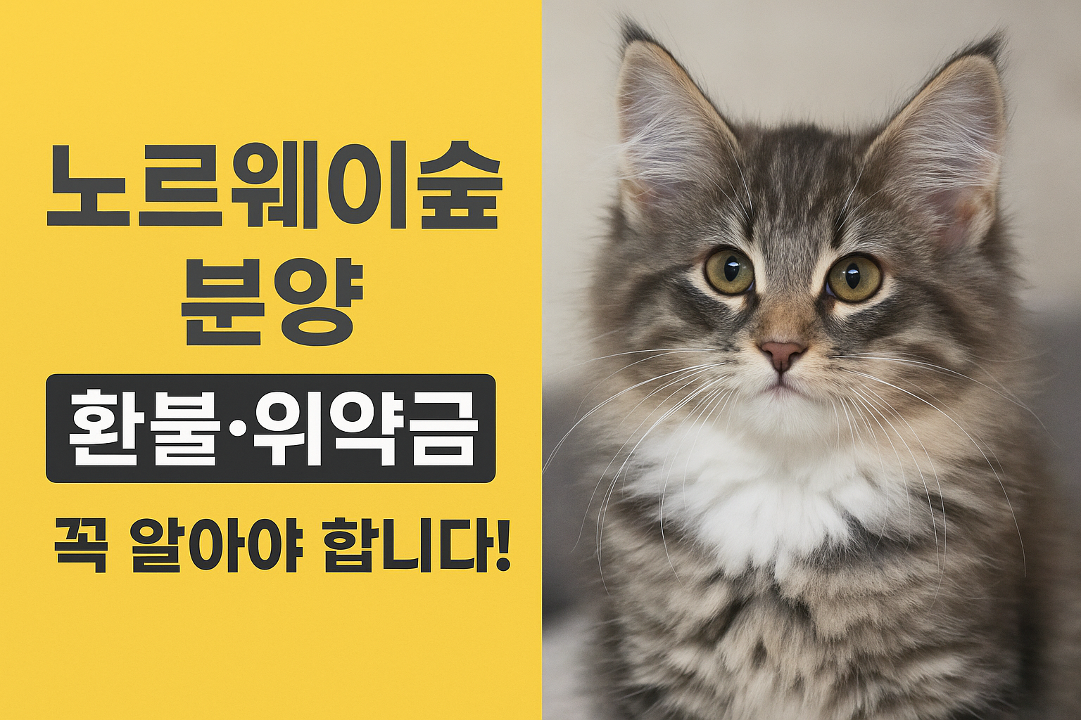 노르웨이숲 분양