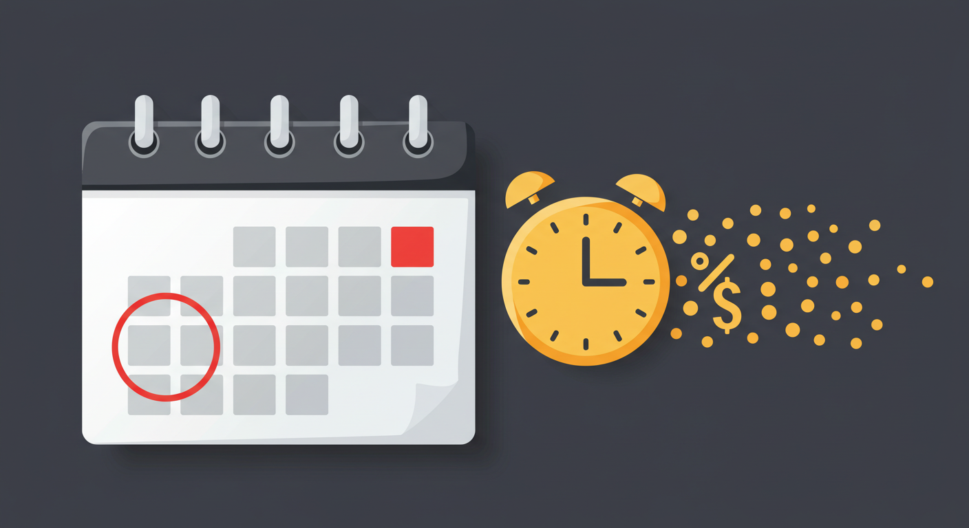 소비쿠폰 유효기간 임박을 알리는 시각적 설명 이미지