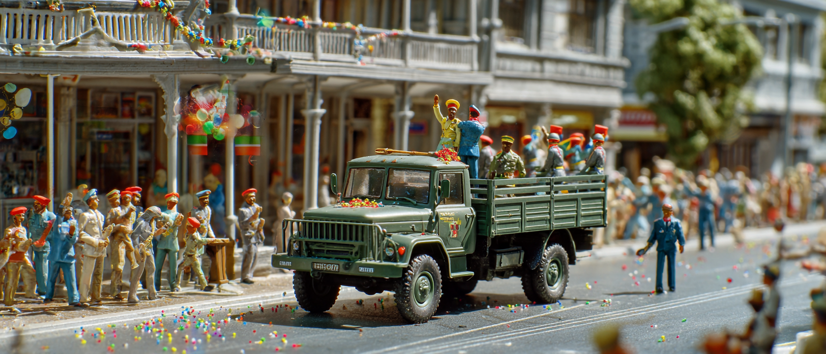 미니어처풍으로 재해석한 라스트 킹 오브 스코틀랜드 장면 by pearl's review