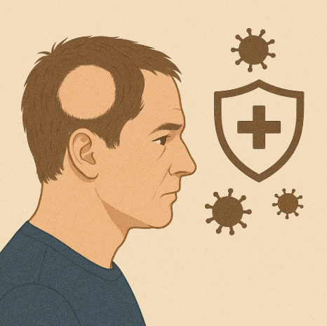 원형 탈모, 자가면역과의 관계