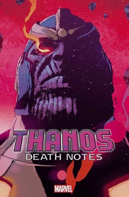 코믹북 타노스 데스노트 표지 모습