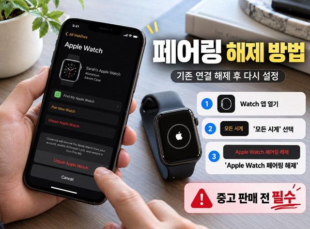 애플워치 페어링 방법 2026