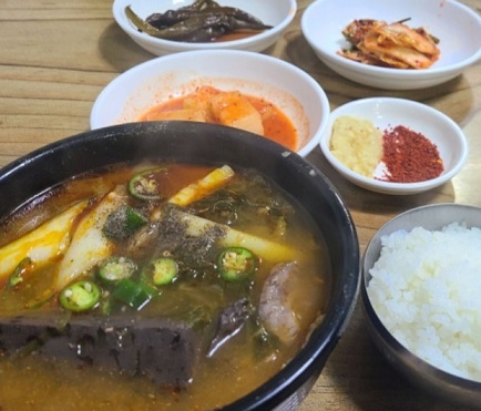 안동-중앙신시장-선지국밥-옥야식당