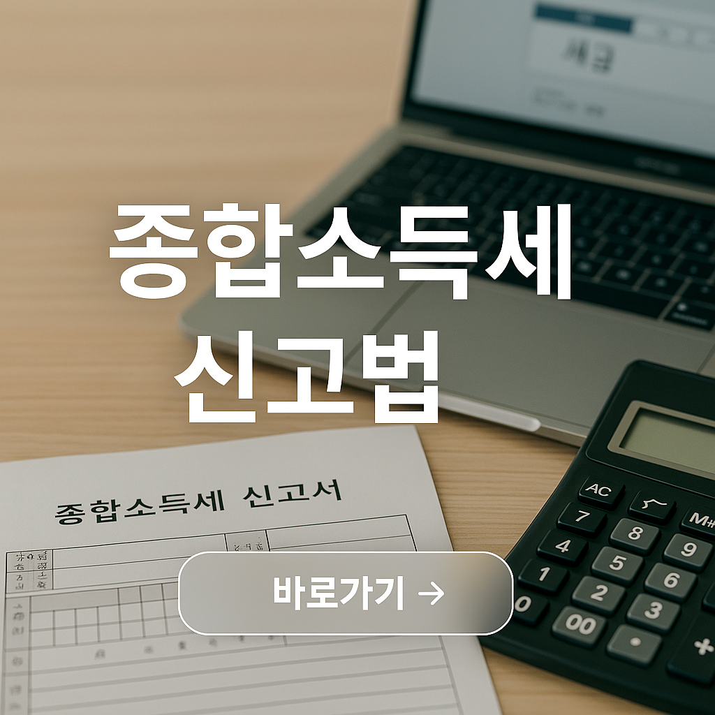 2025 종합소득세 신고 총정리