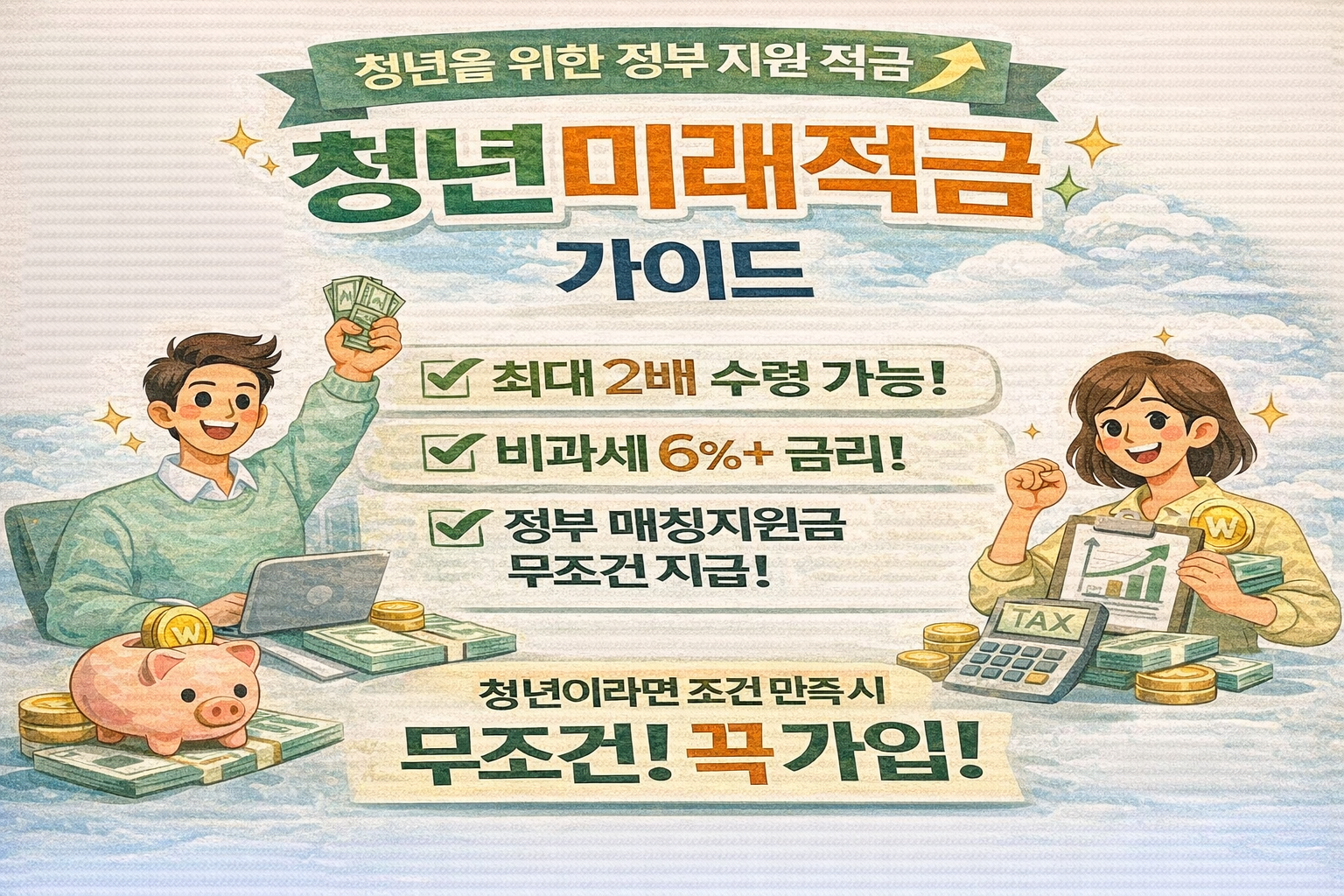 2026 청년미래적금 완전 정리|조건·혜택·가입 방법 한눈에 알아보기