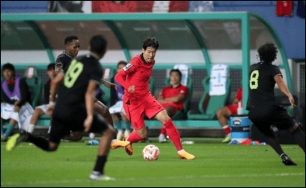 2026 북중미 월드컵 아시아 예선전 경기 사진