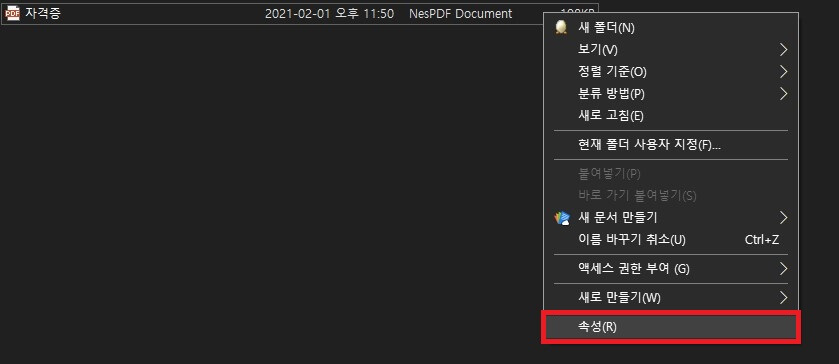 NESPDF 초기 설정 방법