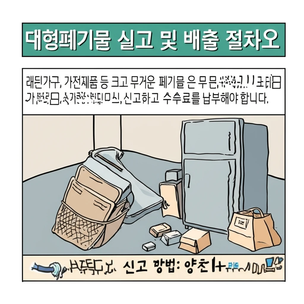 신정동 쓰레기 배출 시간표! 일반 음..