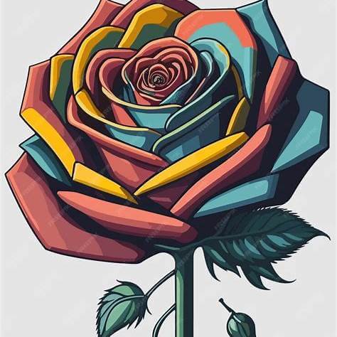 WPAP Style (Before / After) 왼쪽은 원본 이미지&amp;#44; 오른쪽은 WPAP 기법을 적용해 색 블록으로 재구성한 일러스트입니다. 각진 색상 덩어리를 통해 대상의 형태를 간결하면서도 예술적으로 표현했습니다.