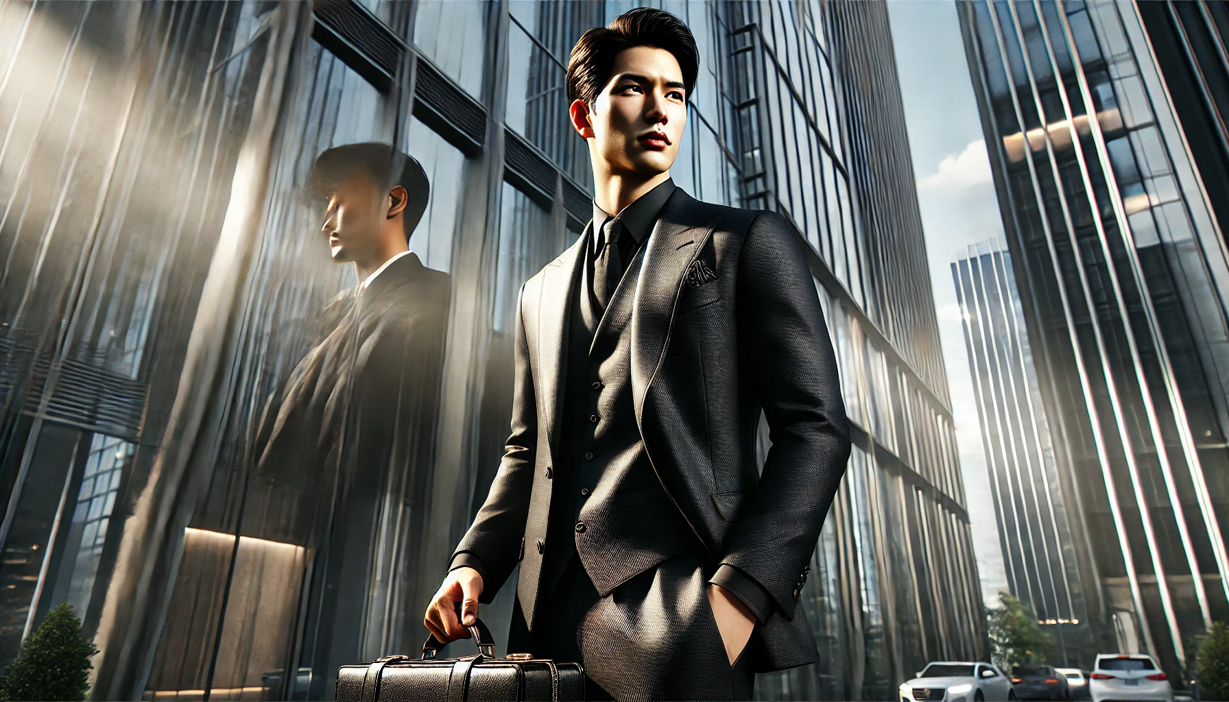 남성정장 이미지