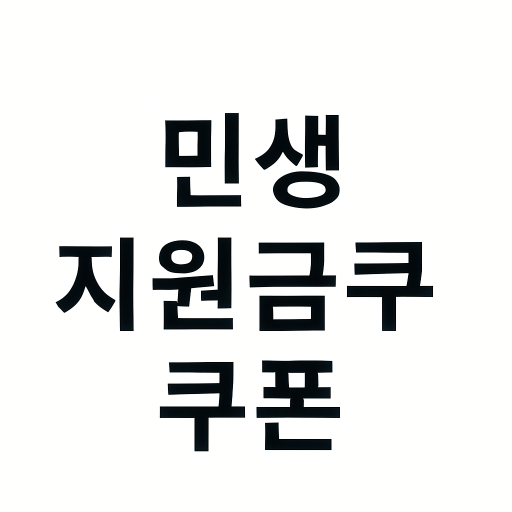 민생회복 소비쿠폰 다이소
