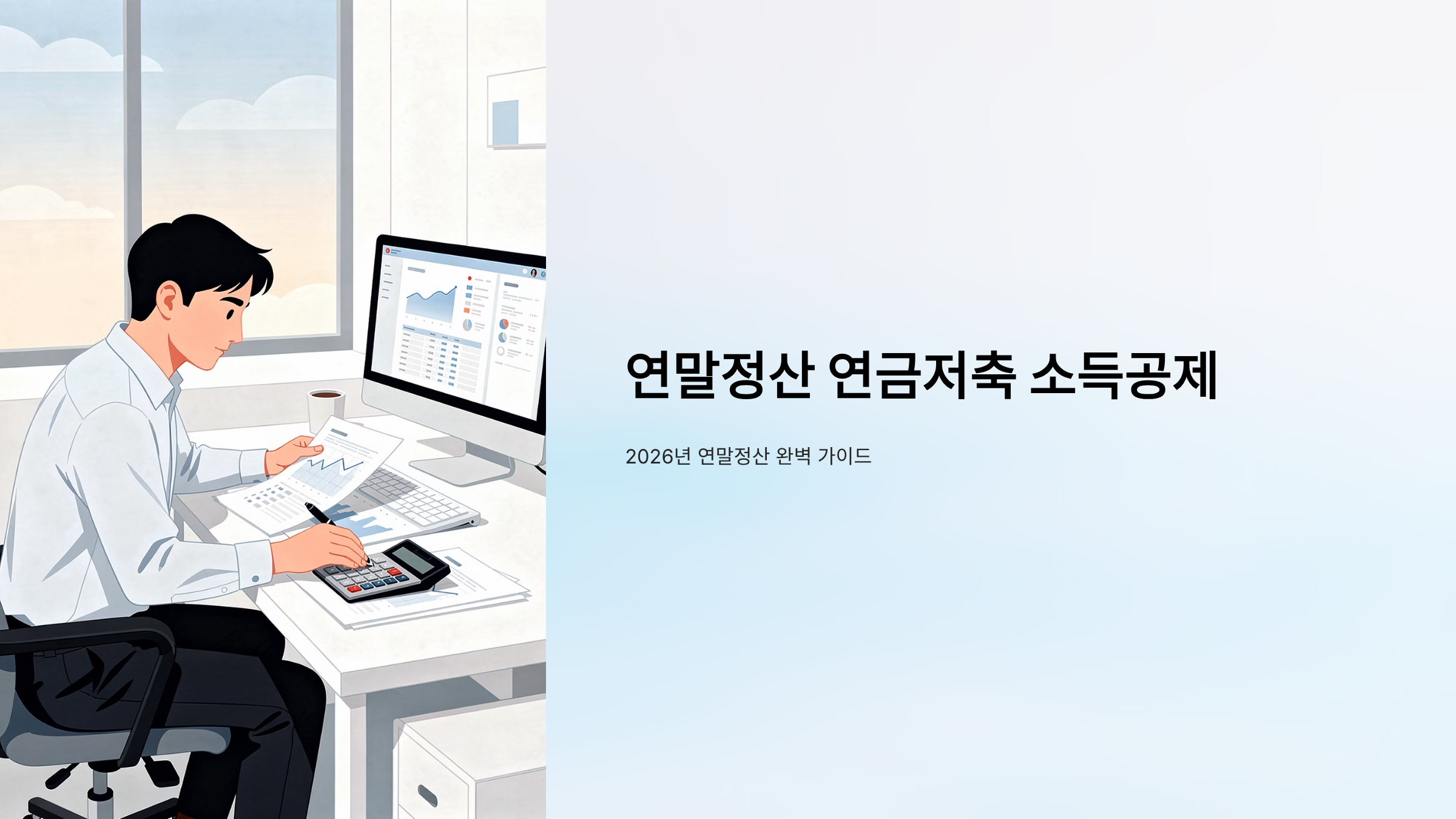 연말정산 연금저축 소득공제 알아보기