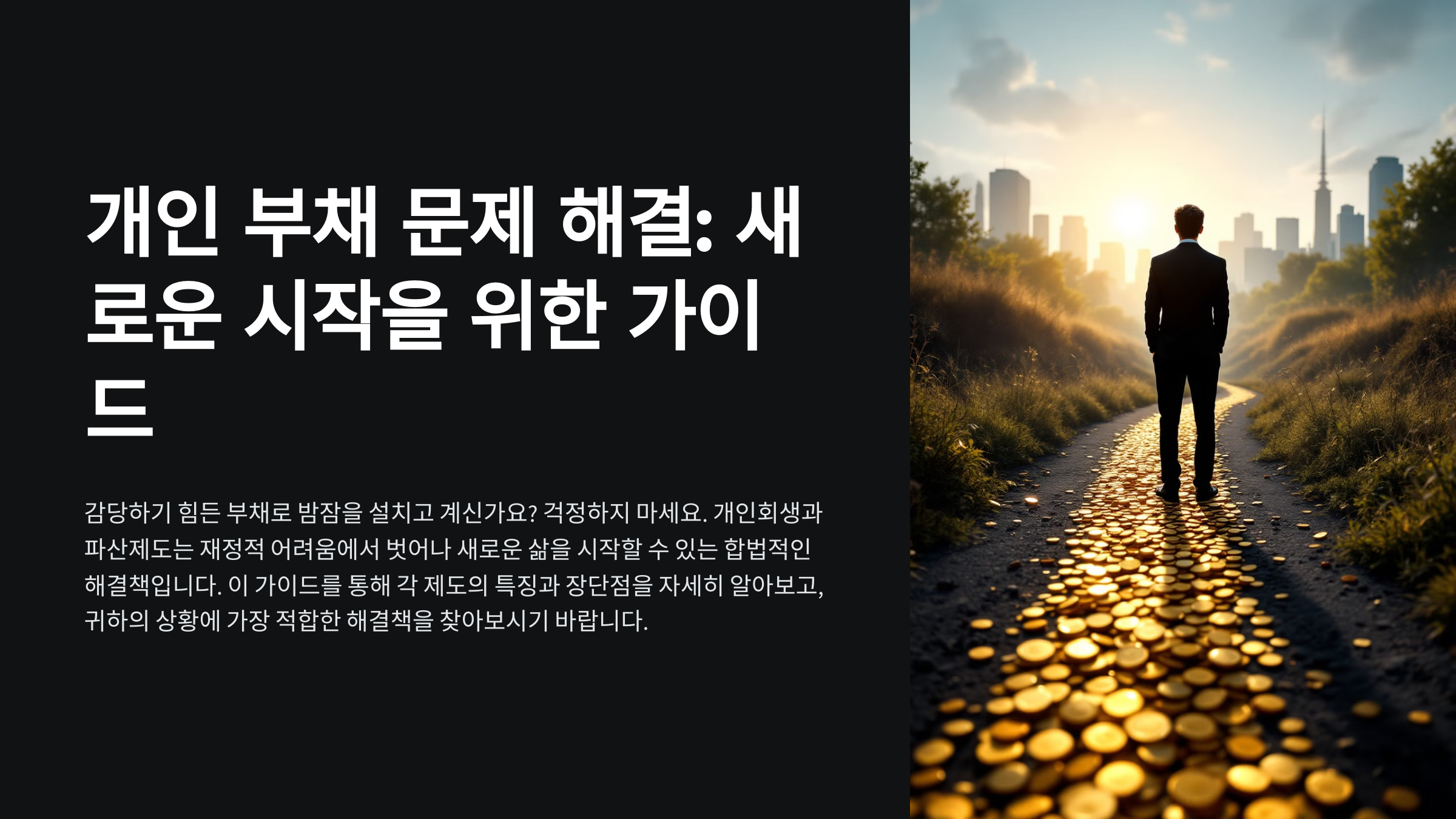 개인 부채 문제 해결: 새로운 시작을 위한 가이드