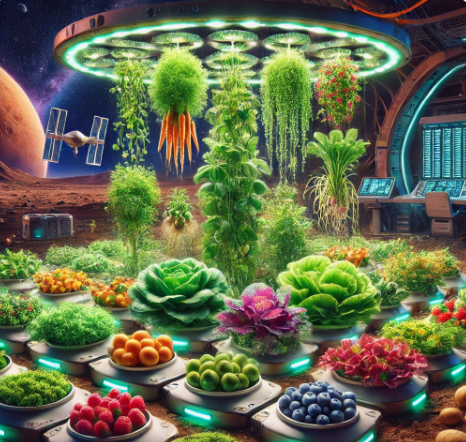 우주 거주지를 위한 지속 가능한 식량 생산 시스템에 대해