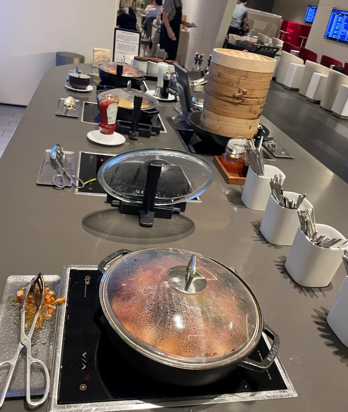 인천공항-대한항공-마일러클럽라운지-따뜻한음식