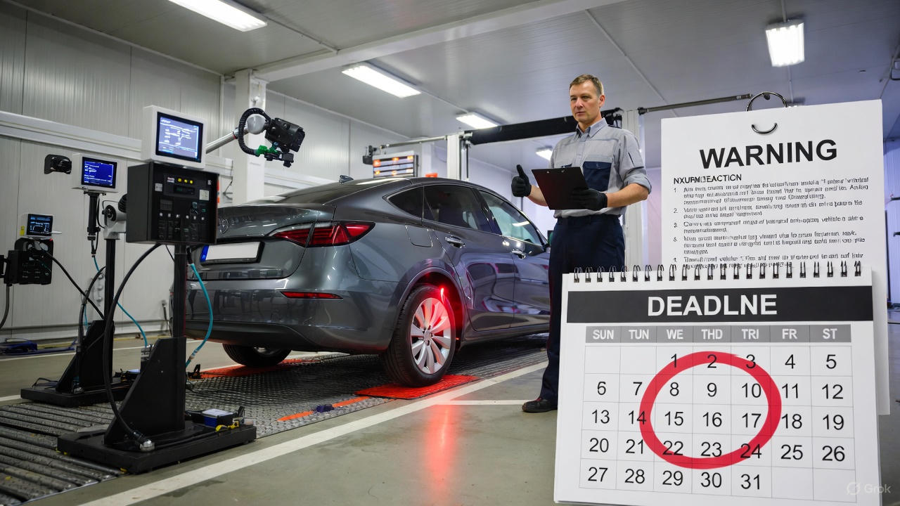 자동차 검사 관련 사진