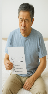 특정 부위에 통증이나 불편감