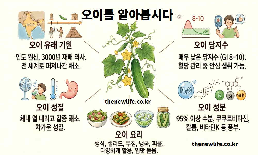 오이 효능 유래 기원