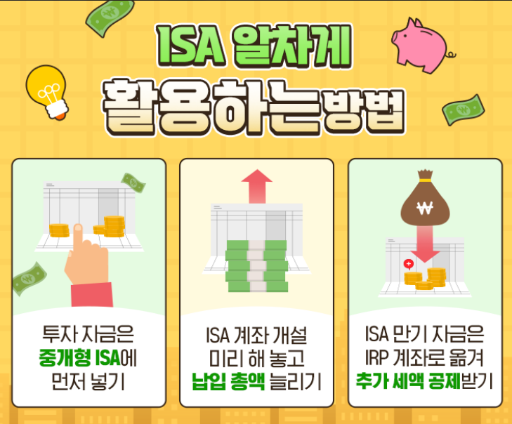 ISA 계좌 활용 하는 방법