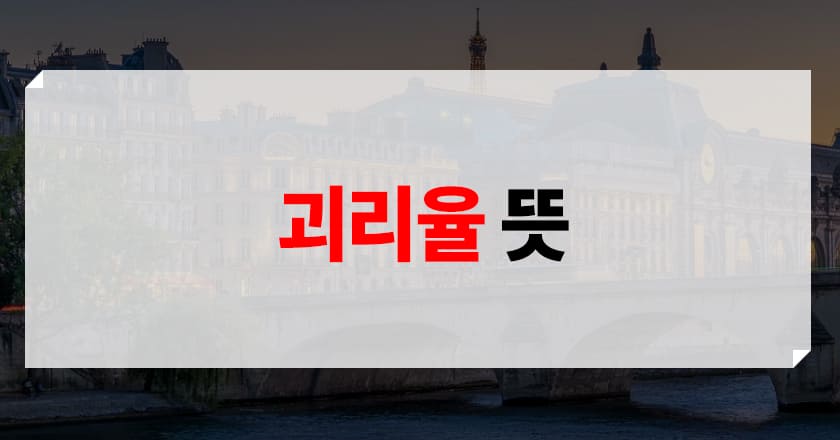 괴리율 개념 소개