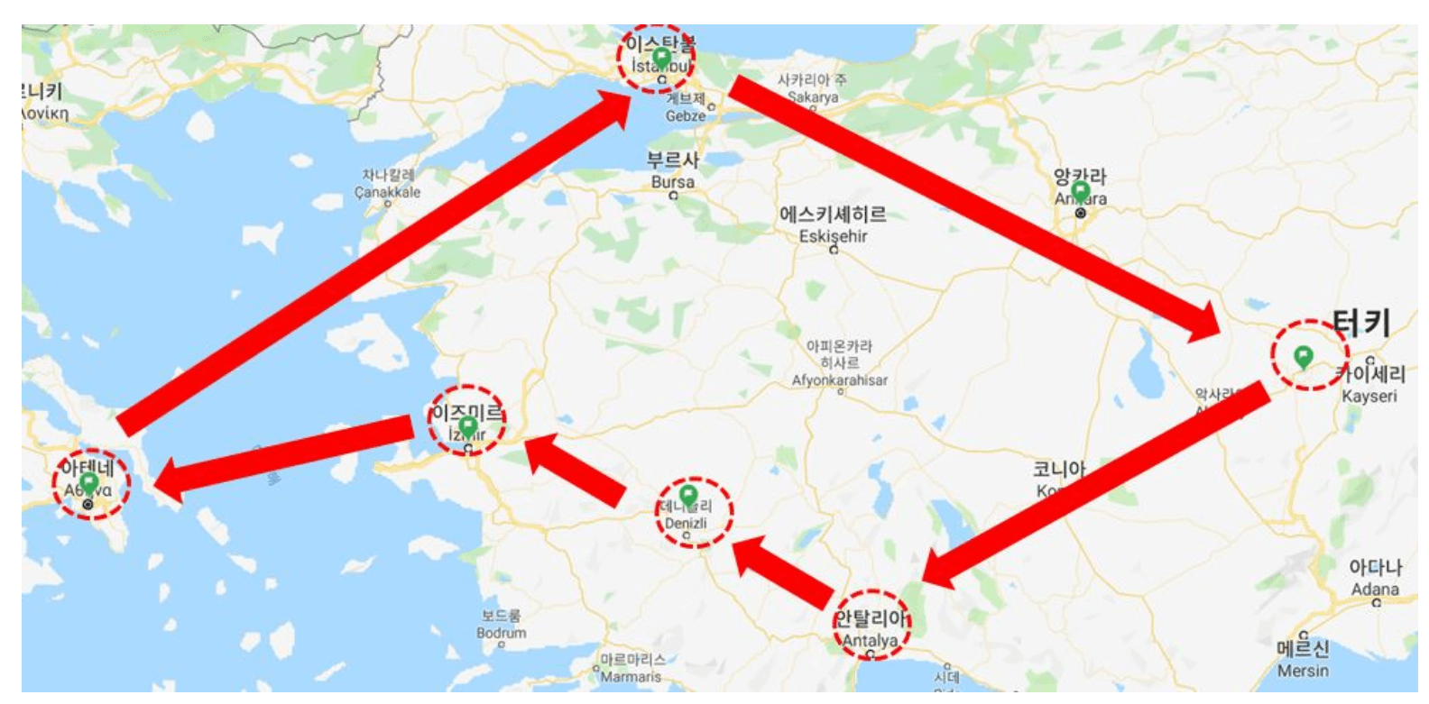 그리스,튀르키예 여행지 날씨 및 예약 안내