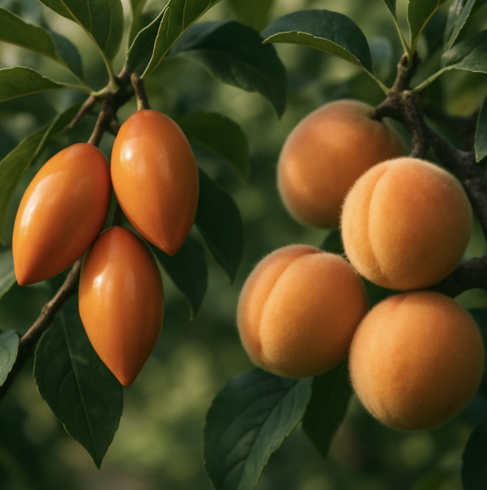 꽃이 진 뒤의 모습, 열매와 수피