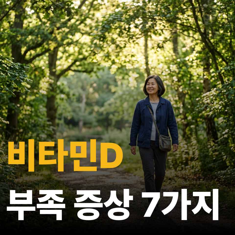 비타민D 부족증상 7가지