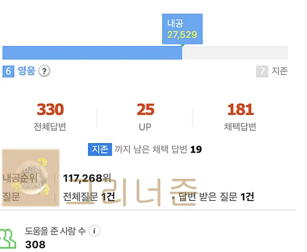 네이버-지식인-프로필-내공
