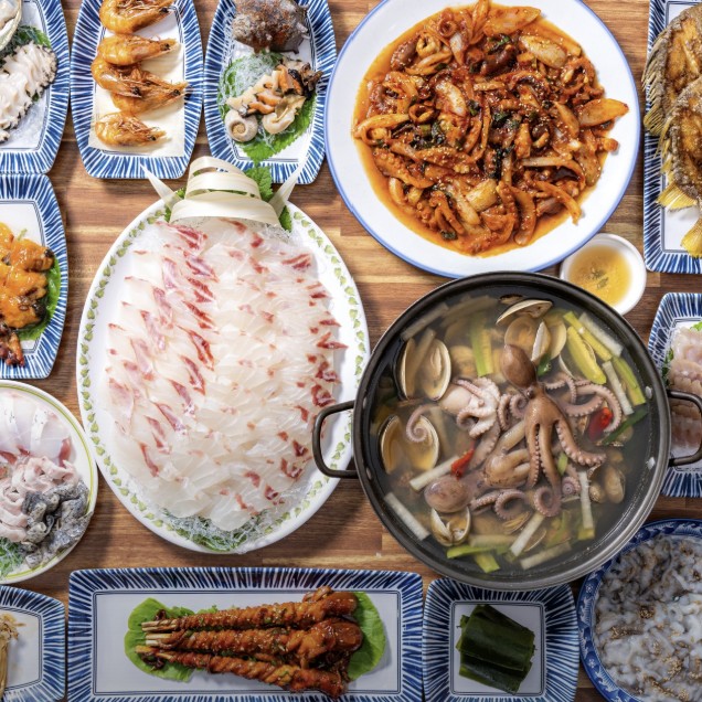 전라남도 신안의 해산물 맛집 신바다횟집 &amp;#124; 6시 내고향 나온 김 연포탕 해산물 맛집
