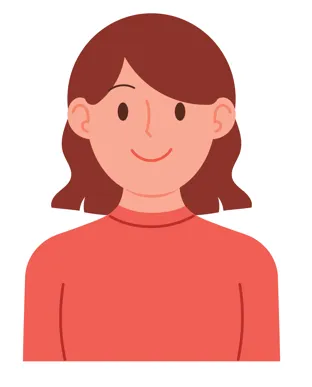 미소를 짓고 있는 청년 여성