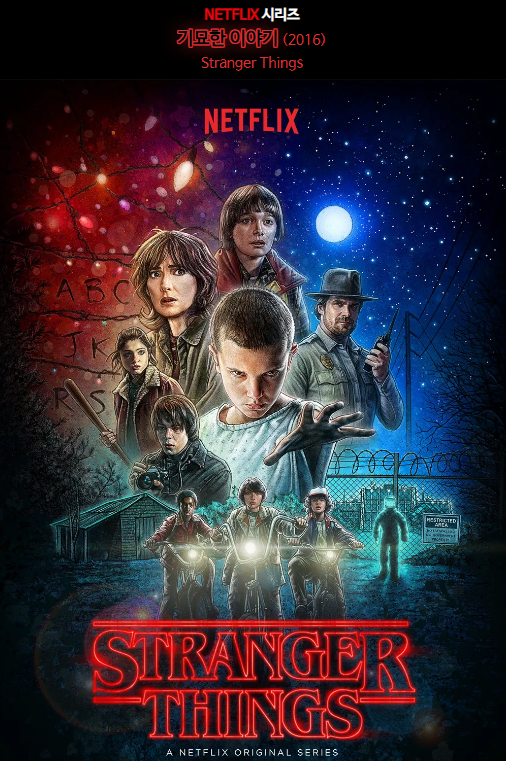 미국 드라마 '기묘한 이야기(Stranger Things) 시즌 1'