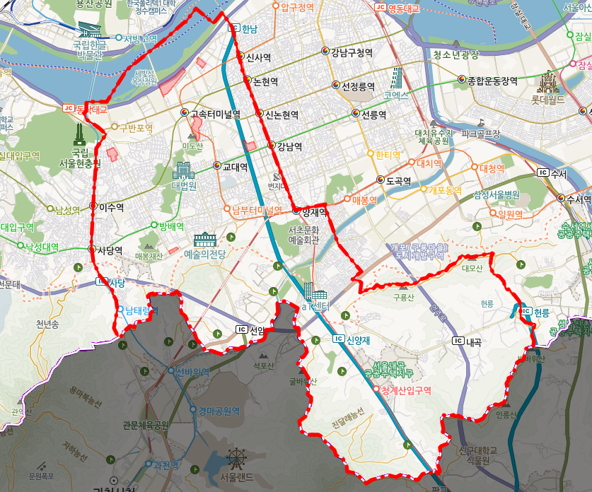 서초구 상업지역