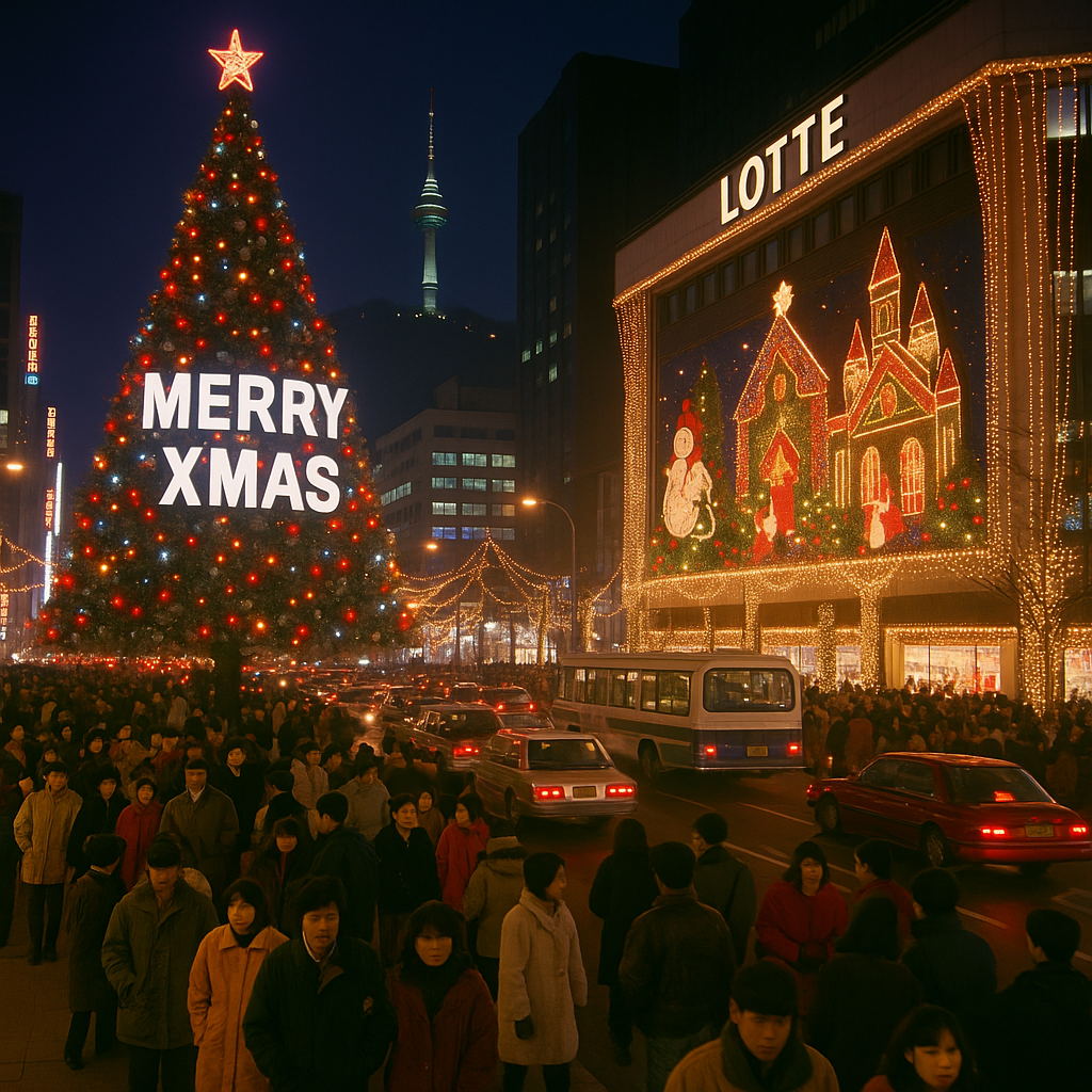 서울 크리스마스 사진