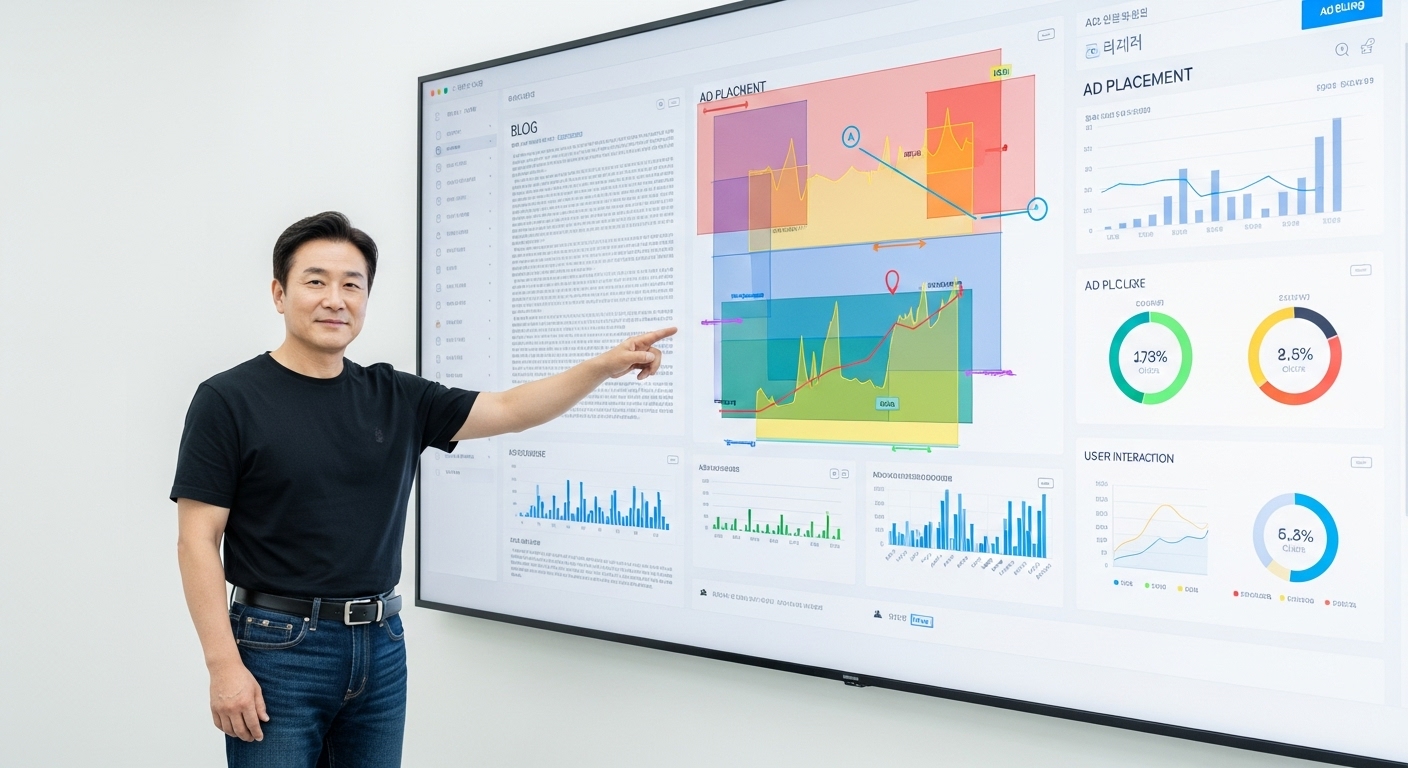 광고 위치와 클릭률 전략 설명