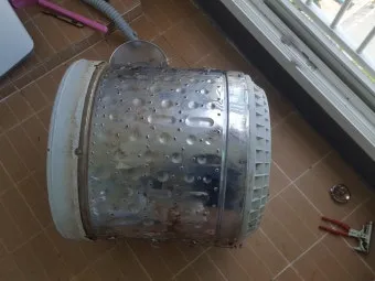 세탁기 통청소 과탄산소다와 뜨거운물 사용 통돌이 드럼 차이_23