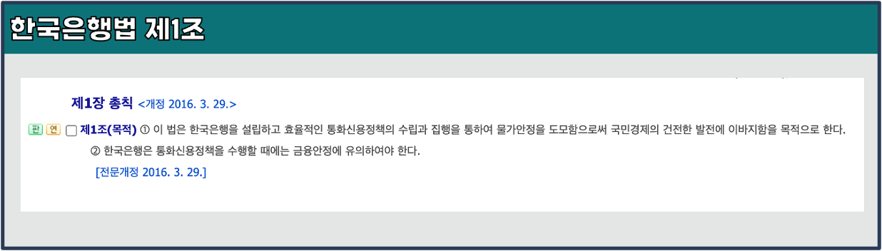 한국은행법