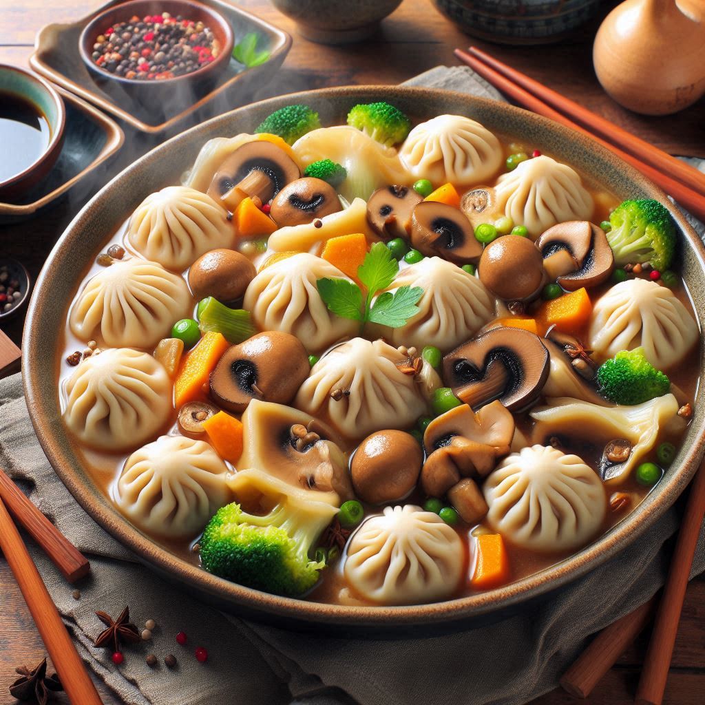 여름철 보양식 버섯 만두전골