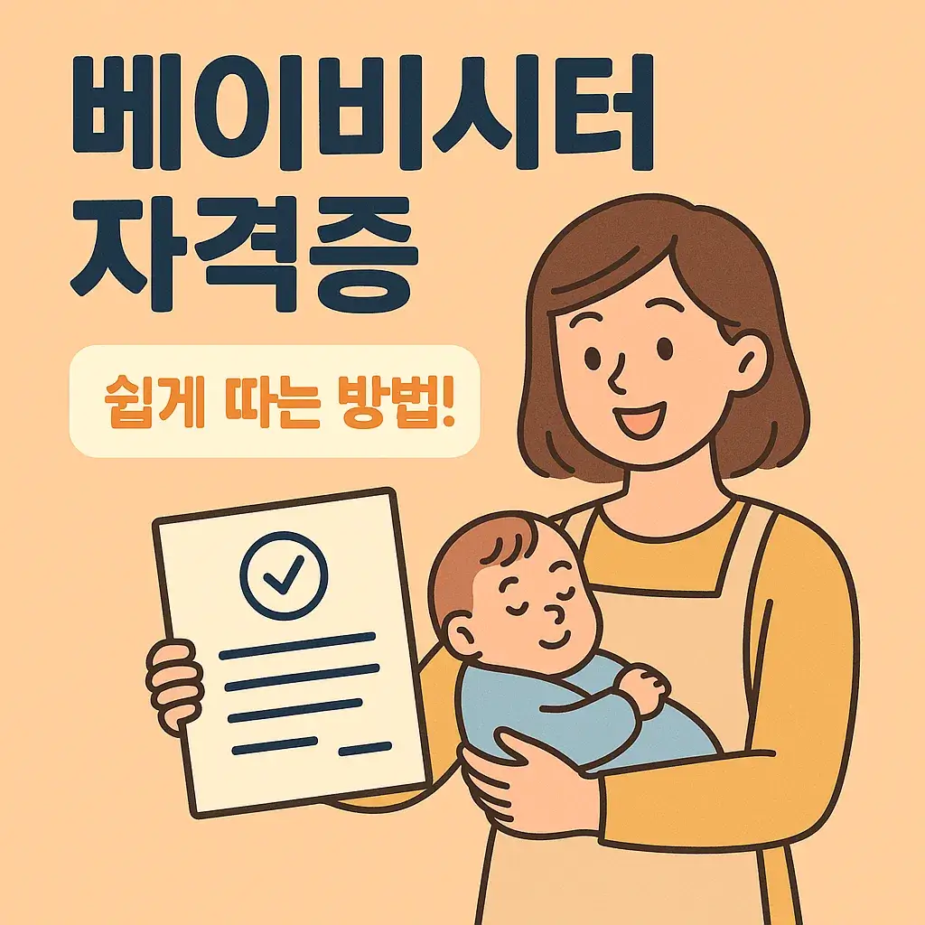 베이비시터 자격증 따는 법부터 취업까지 알아보기