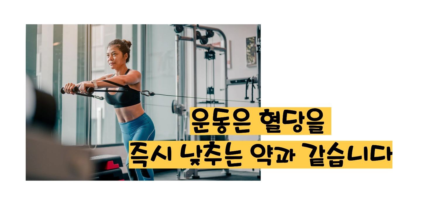 혈당 낮추는 방법