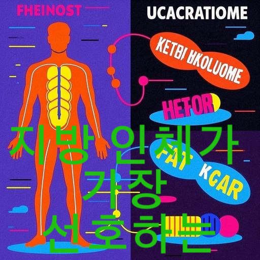 지방 인체가 가장 선호하는 대사 에너지원