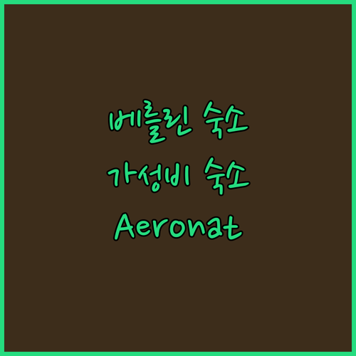 베를린 여행 Aeronat Servi..