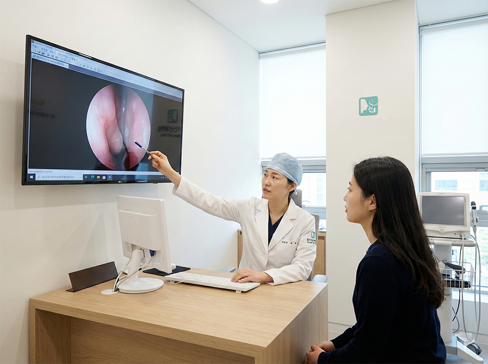 비염 진단, 이비인후과 검사, 비염 내시경, 알레르기 검사, 비염 치료법 관리