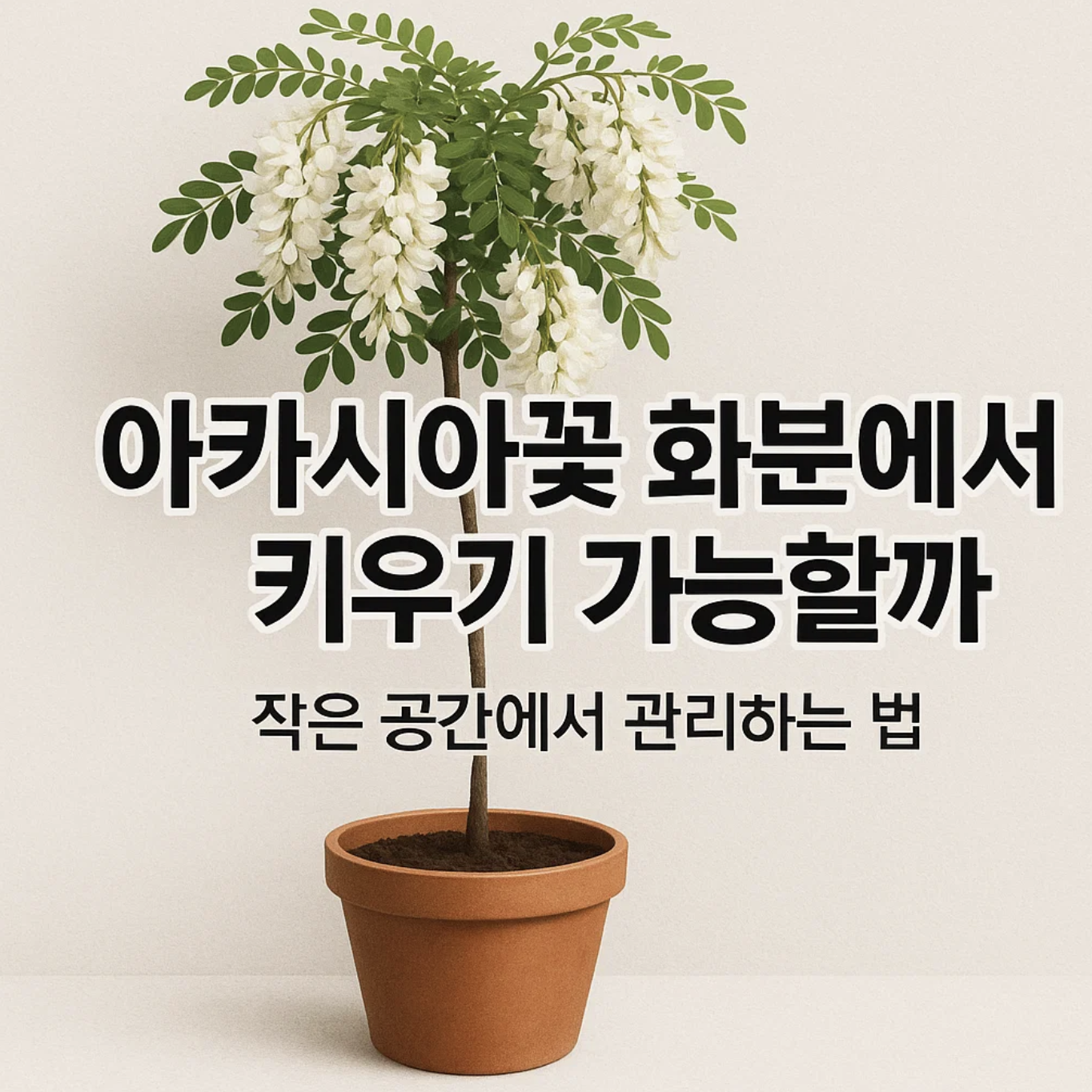 아카시아꽃 화분에서 키우기 가능할까, 작은 공간에서 관리하는 법